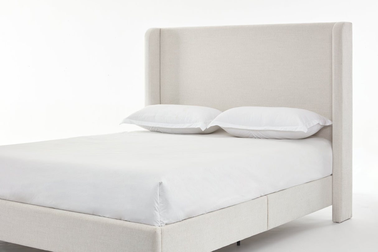 Harper Tall 54" Headboard Upholstered Queen Bed-Bedroom-Parc Decor