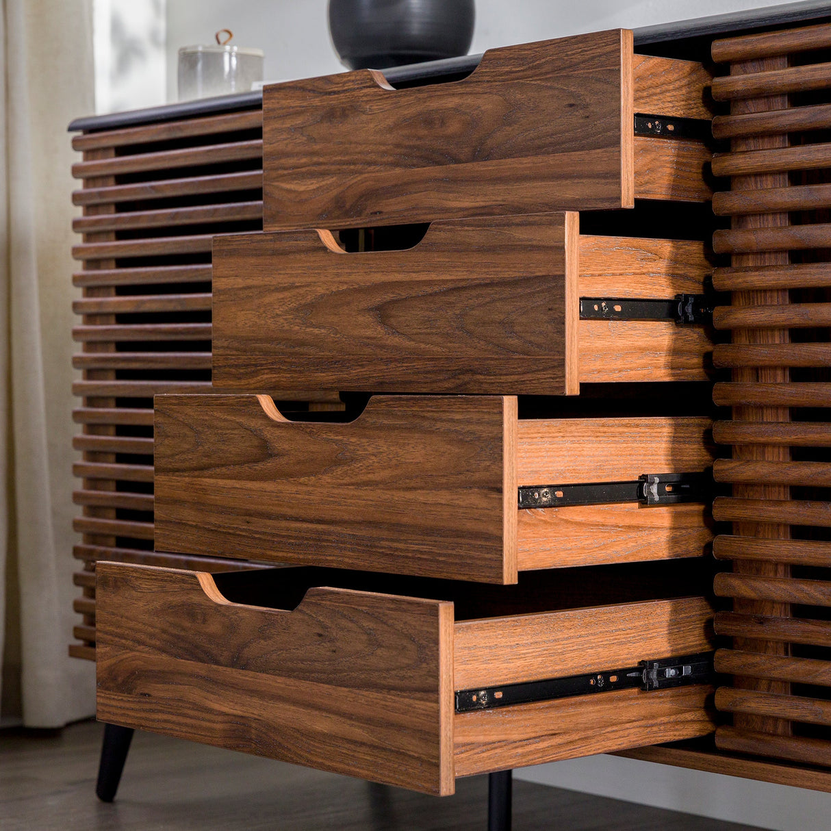 Havana Sliding Door Drawer Sideboard / TV Stand-Dining / Kitchen-Parc Decor