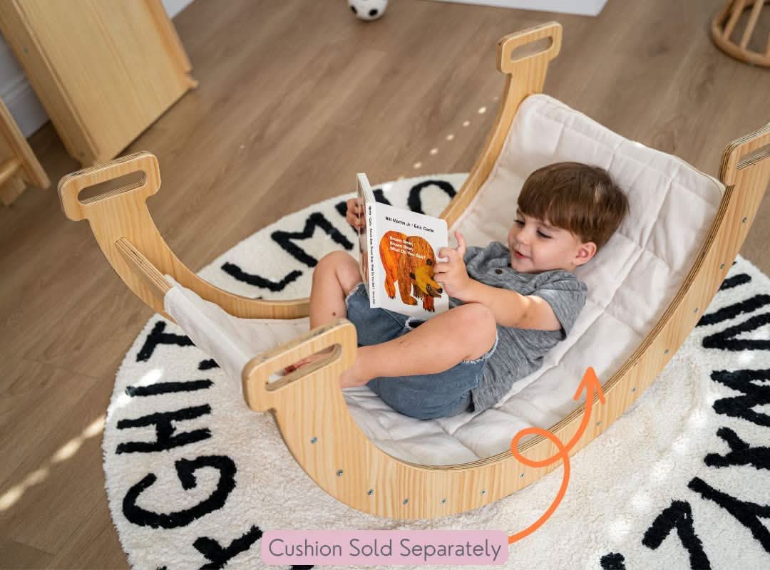 Hazel | Foldable Pikler Triangle with Slide & Rocker