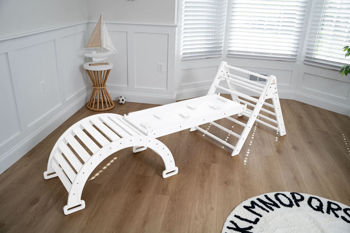 Hazel | Foldable Pikler Triangle with Slide & Rocker