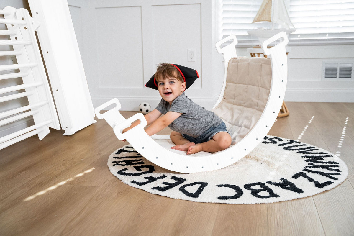 Hazel | Foldable Pikler Triangle with Slide & Rocker
