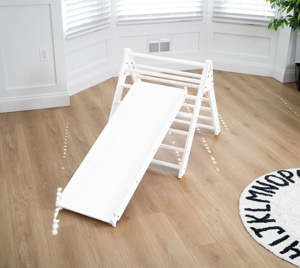 Hazel | Foldable Pikler Triangle with Slide & Rocker