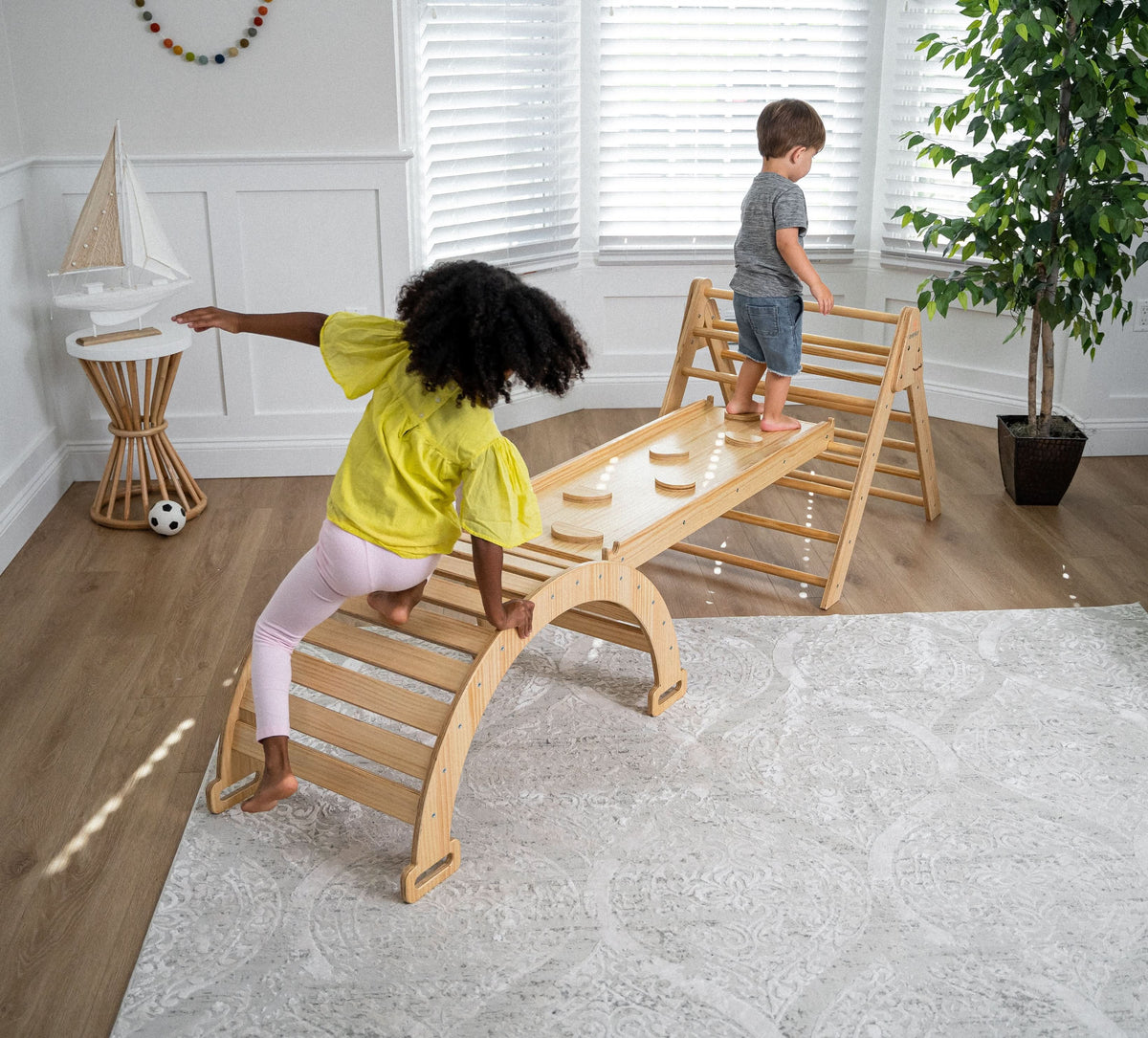 Hazel Rocker Cushion | Soft Pikler Arch Pad for Reading Nook & Rocking (Rocker Not Included)