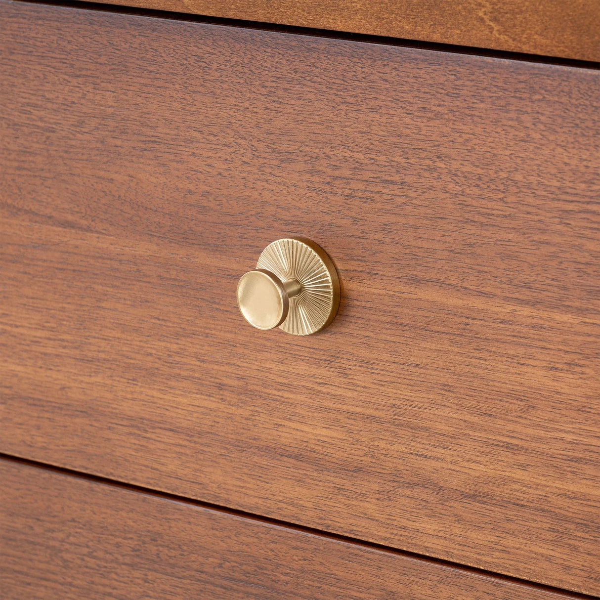 Hepburne Mid Century Walnut 1-Drawer 26 in. Nightstand with Touch Light-床头柜-Parc Decor