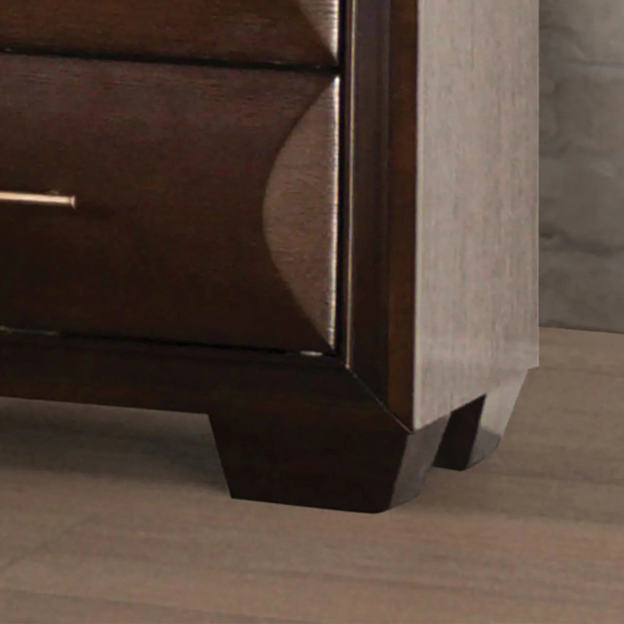 Hinwitz Transitional Solid Wood 2-Drawer Nightstand-床头柜-Parc Decor