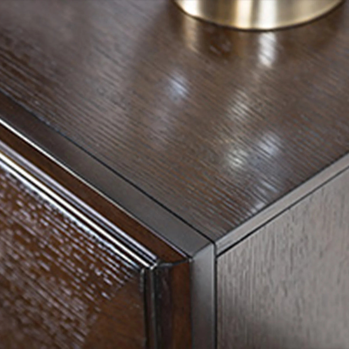 Hinwitz Transitional Solid Wood 2-Drawer Nightstand-床头柜-Parc Decor