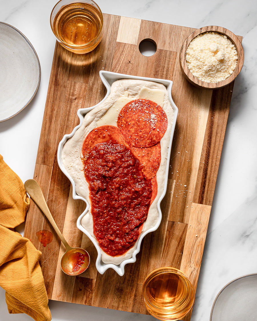 Illinois State Plate-Baking Dish-Parc Decor