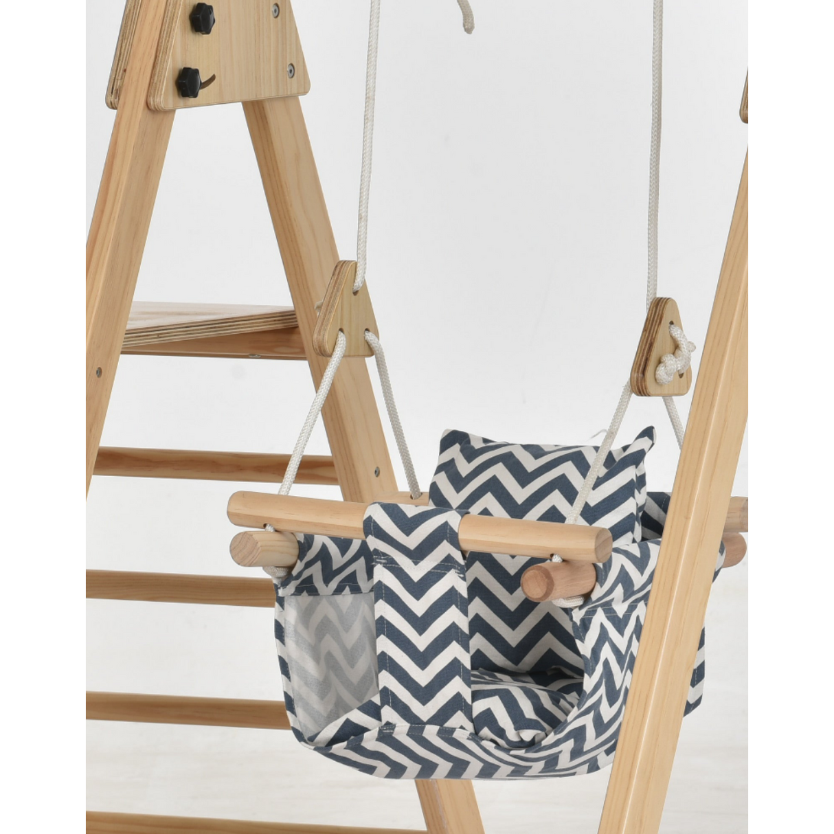 Indoor Baby Swing Seat – Soft Cotton Toddler Hammock for All Swingsets (Frame Not Included)-Indoor-Parc Decor