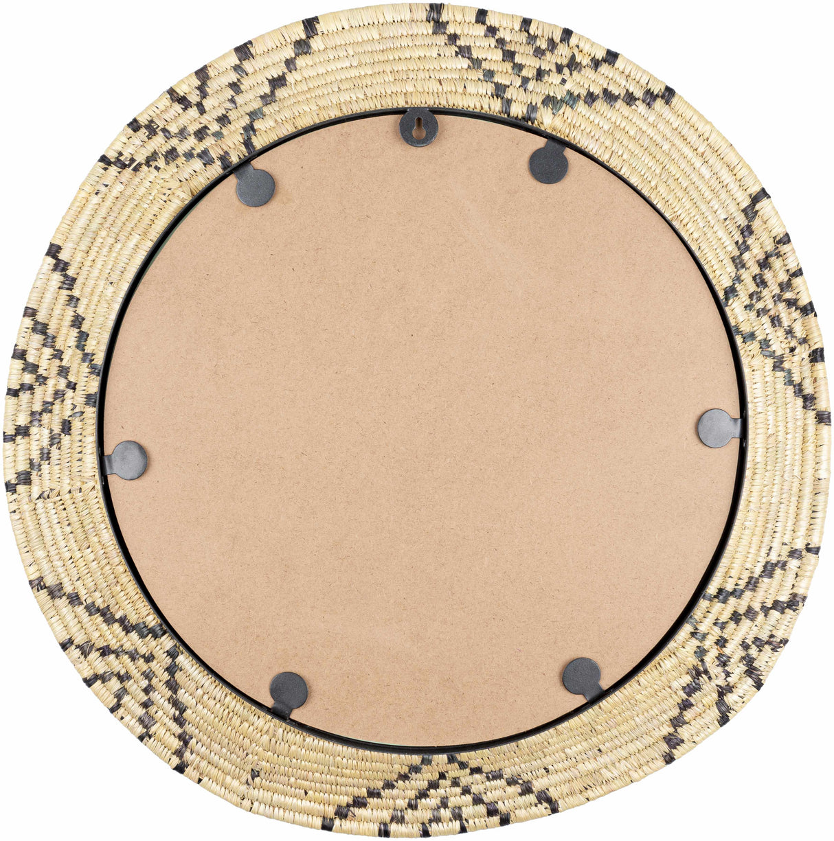 Ipilan Moonj Grass Starburst Round Mirror-Decor-Parc Decor