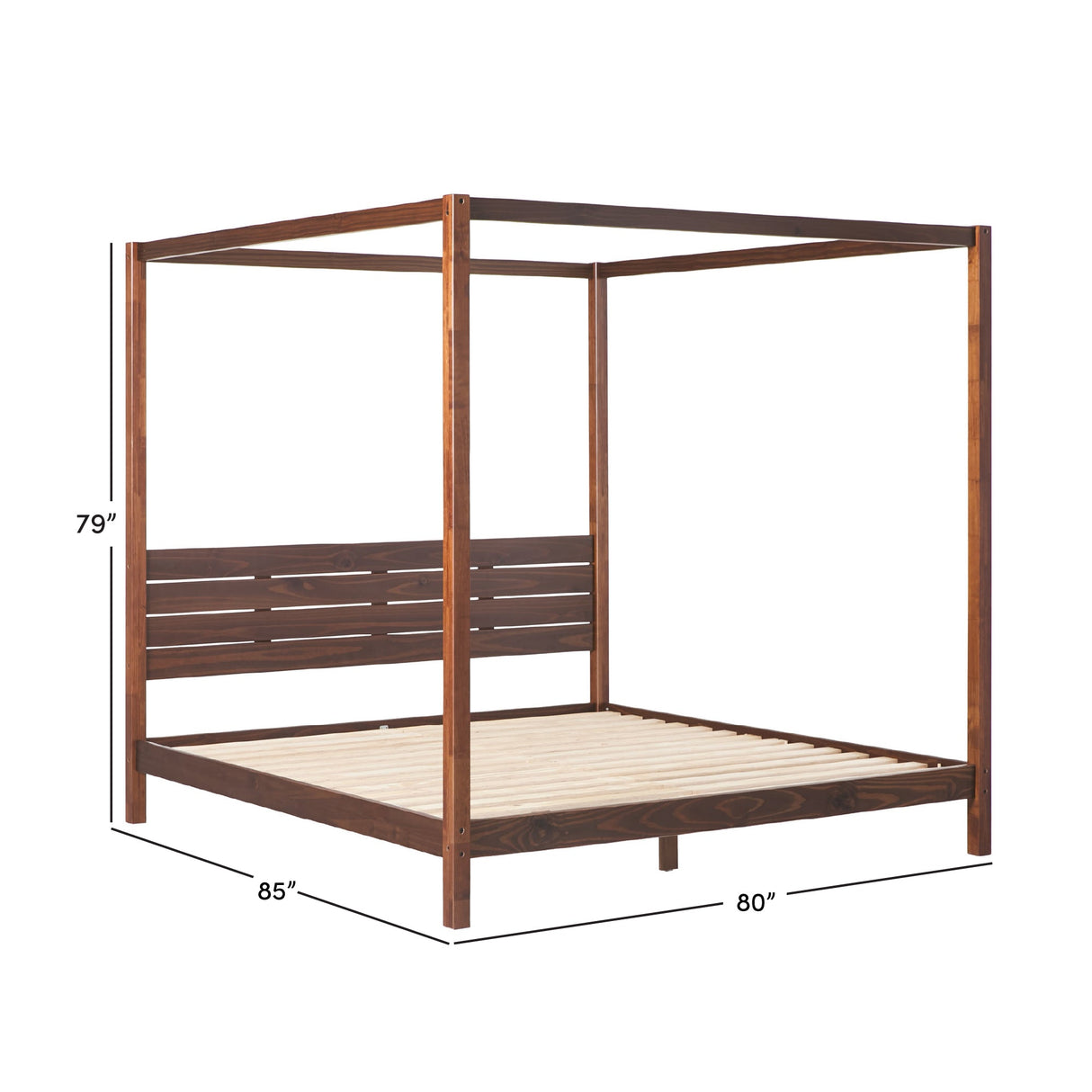 Isla Solid Wood Canopy Bedframe Collection