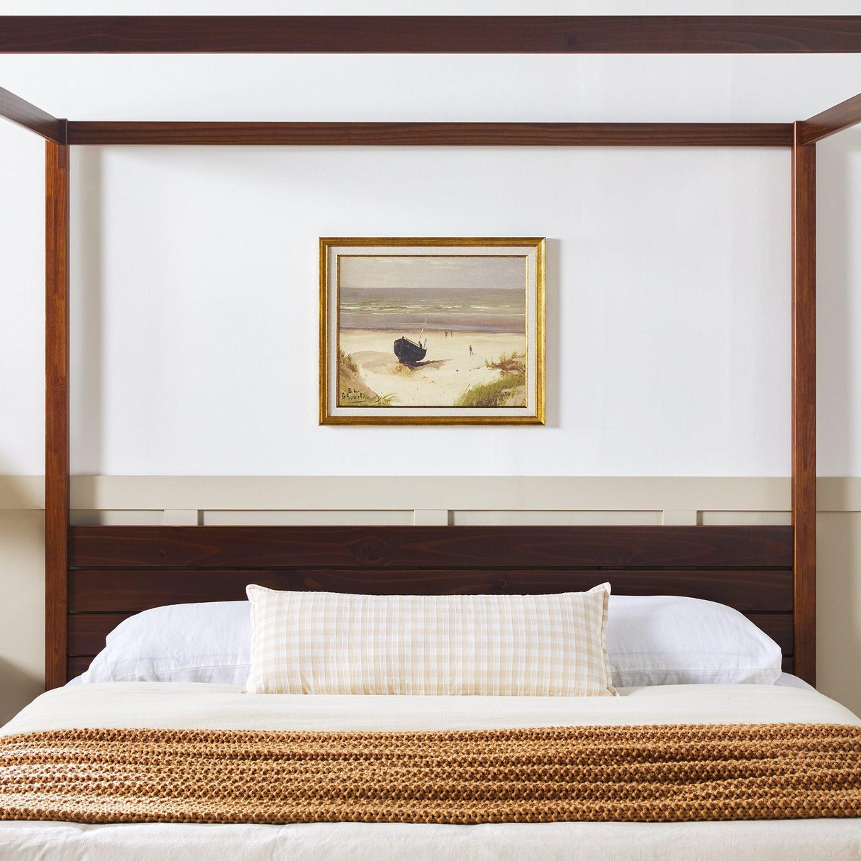 Isla Solid Wood Canopy Bedframe Collection