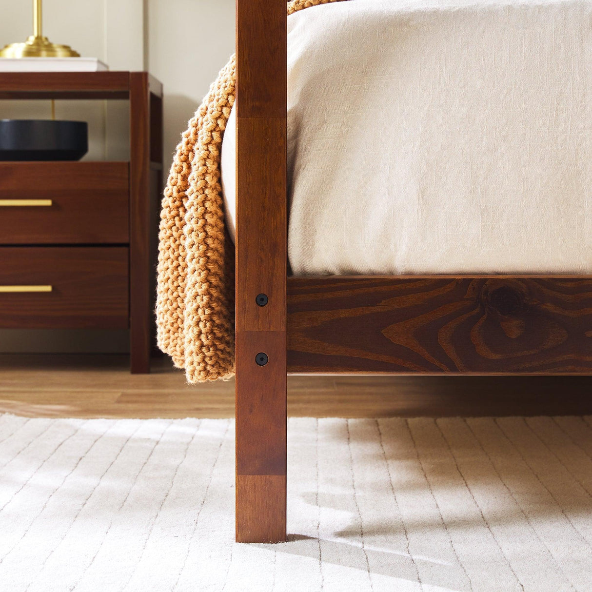 Isla Solid Wood Canopy Bedframe Collection