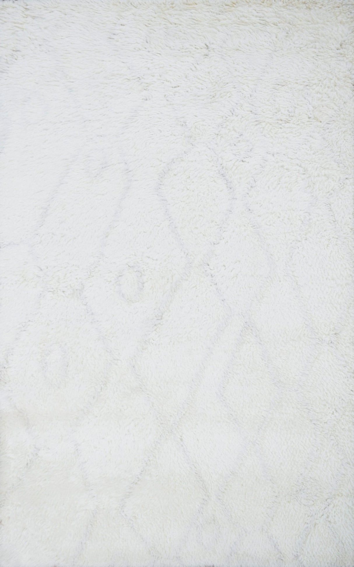 Ivory Modern Style Handmade Wool Area Rug