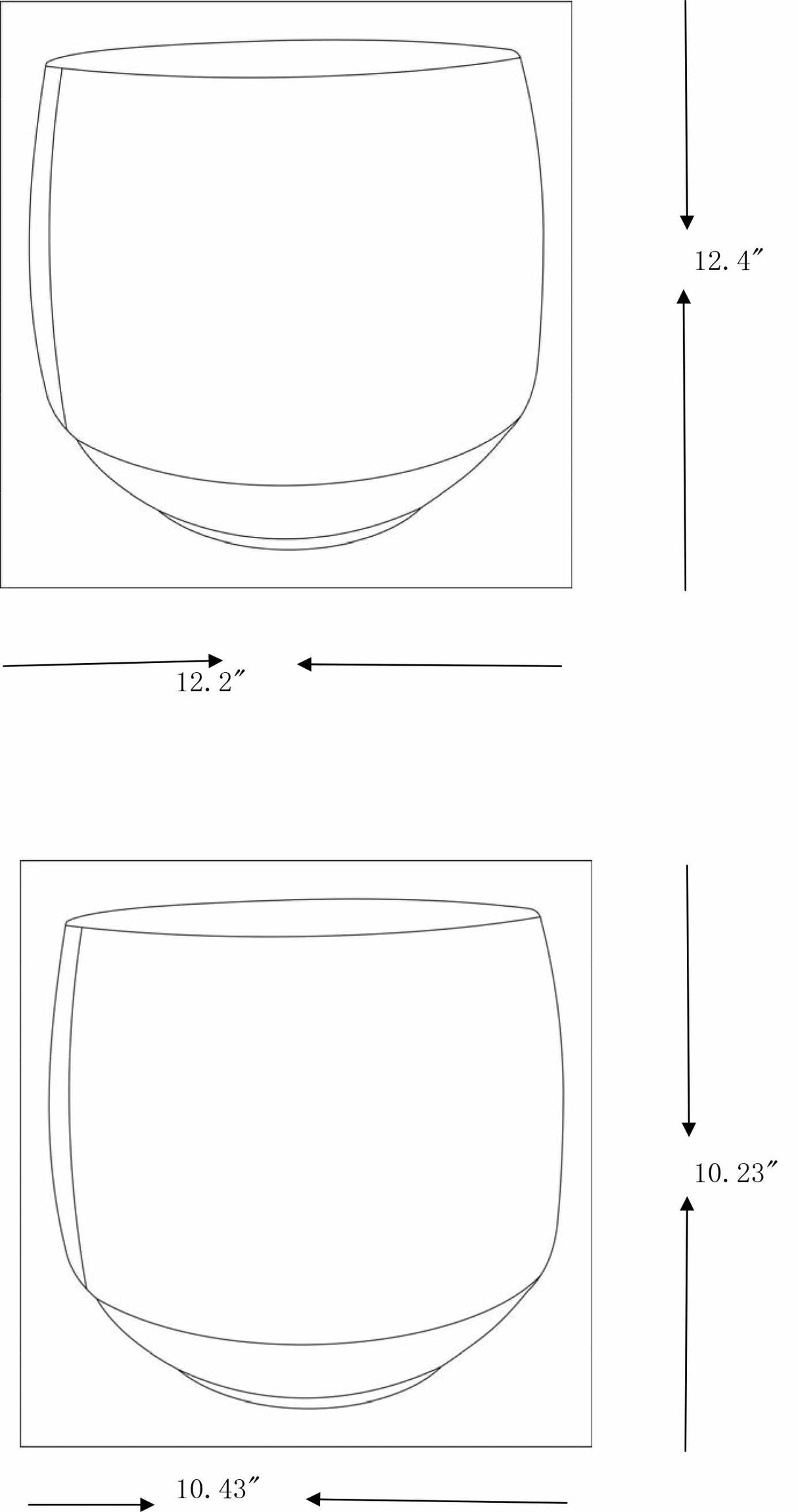 Janamuato White Geometric Cement Planter-Decor-Parc Decor