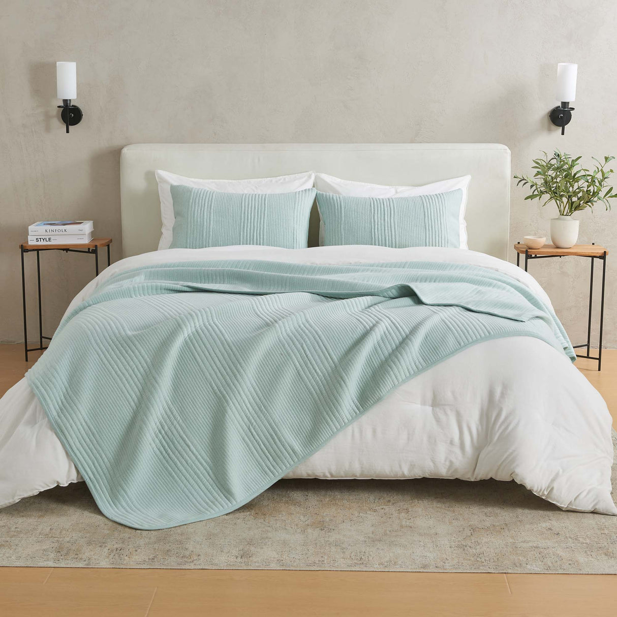Jersey Knit Quilt Set - Natalie Collection