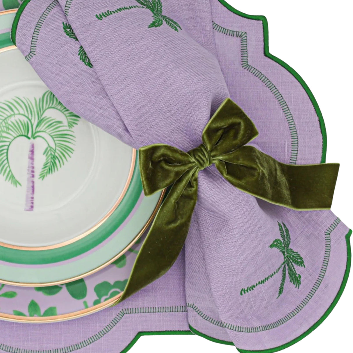 Jeweled Mirage Napkin - Set of 4-Napkin-Parc Decor