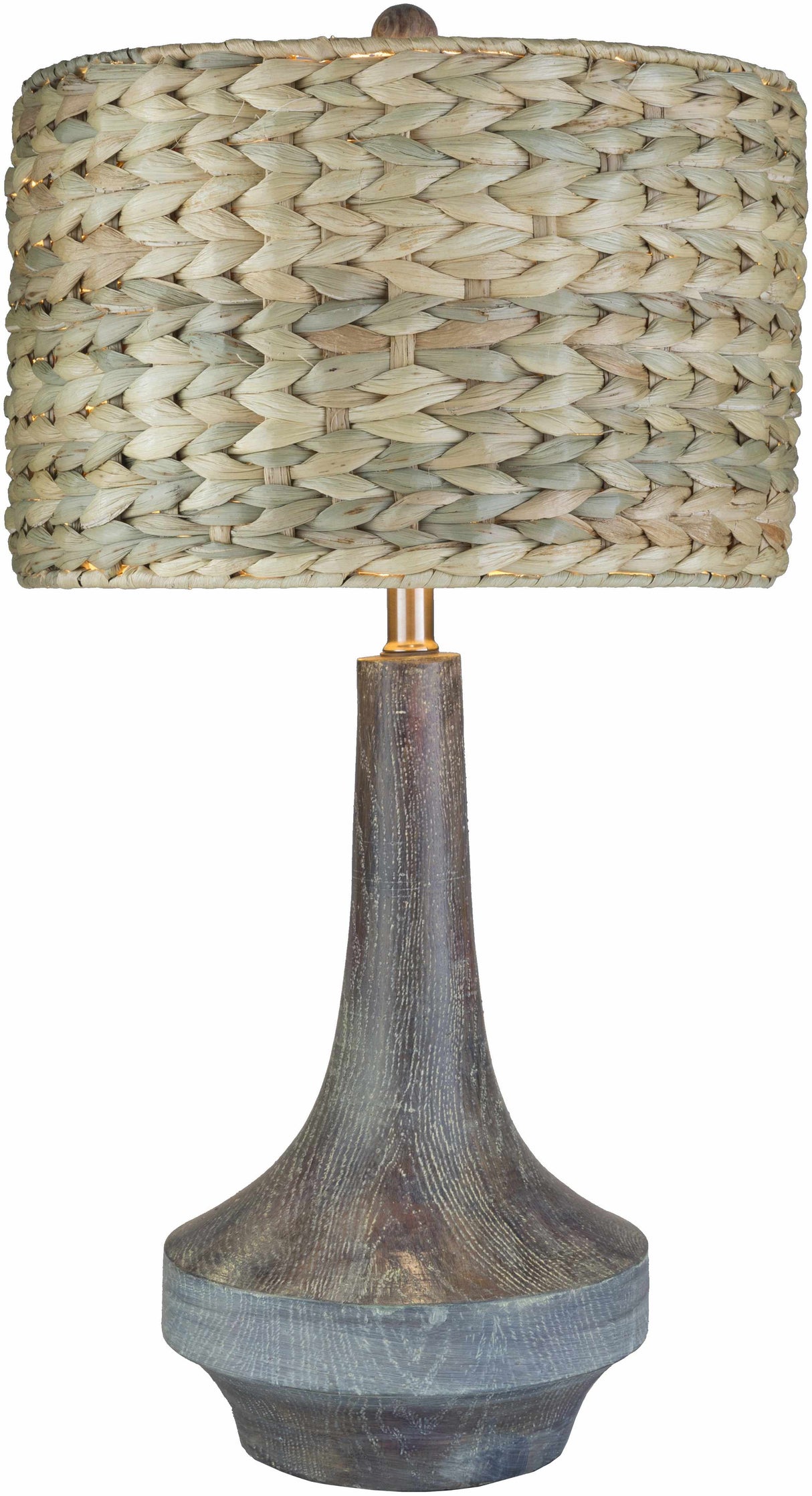 Kabankalan Seagrass Resin Table Lamp-Lighting-Parc Decor