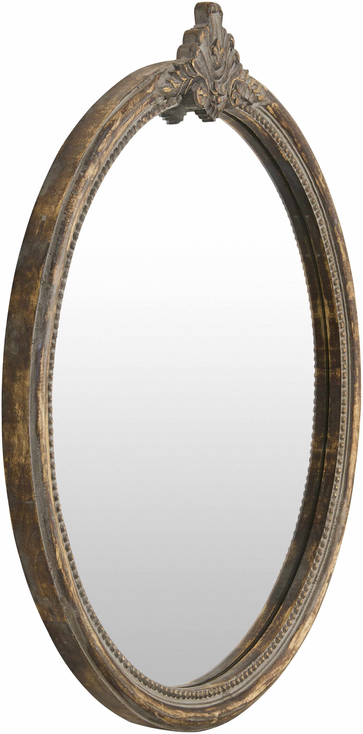 Kandersteg Dark Red Accent Mirror-Mirrors-Parc Decor