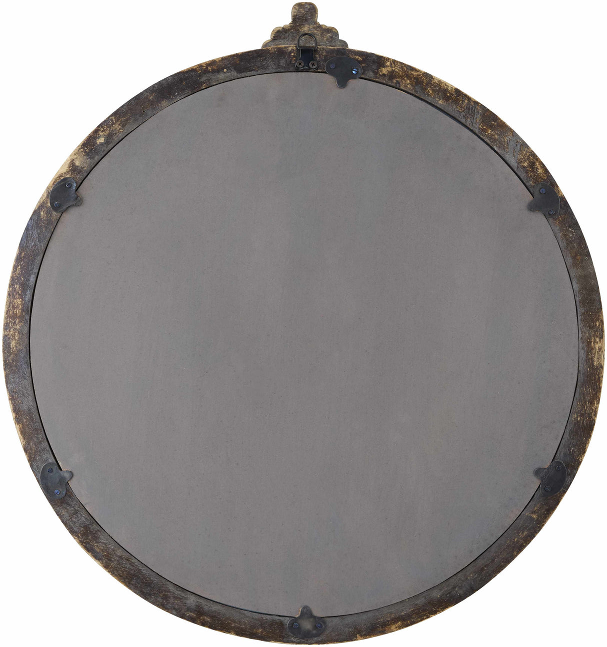 Kandersteg Dark Red Accent Mirror-Mirrors-Parc Decor