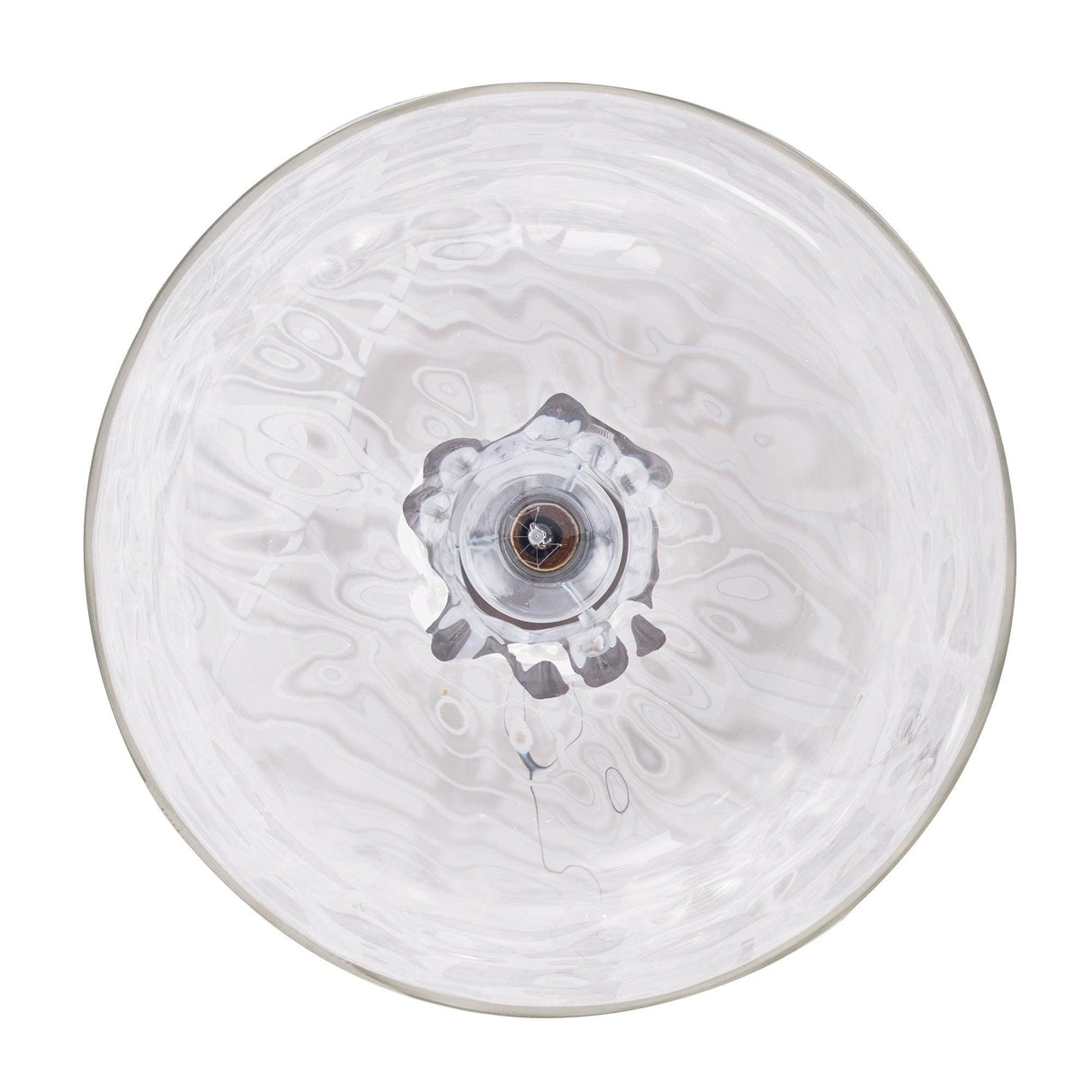 Kara Farmhouse 1-Light Textured Glass Nickel Island Pendant Light-吊灯-Parc Decor