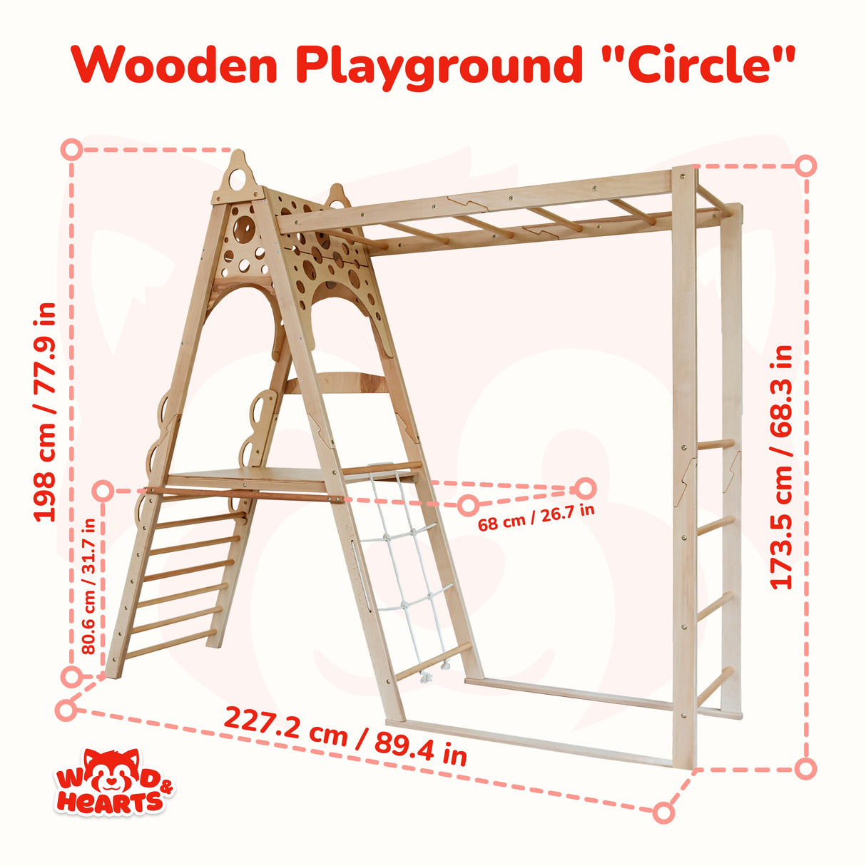 Kid Climbing Structure-Playground-Parc Decor