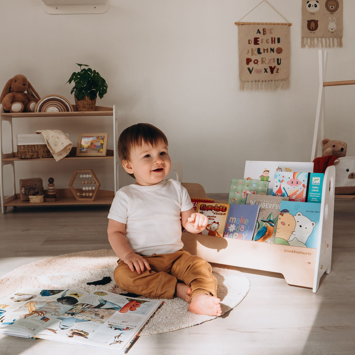 Kids Bookshelf-Shelf-Parc Decor