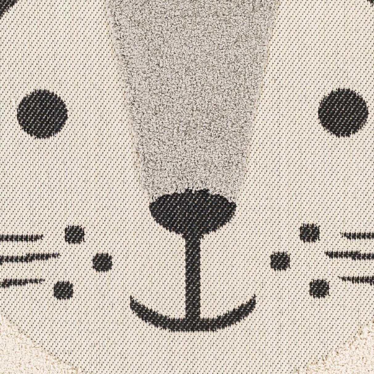 Kids Lion Animal Print Nursery Area Rug - Clearance-Rugs-Parc Decor