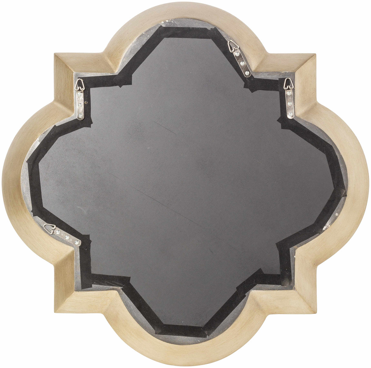 Killester Gold Frame Rectangular Mirror-Mirrors-Parc Decor