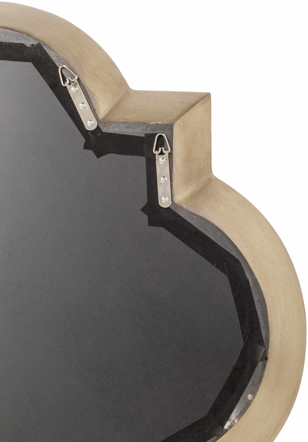 Killester Gold Frame Rectangular Mirror-Mirrors-Parc Decor