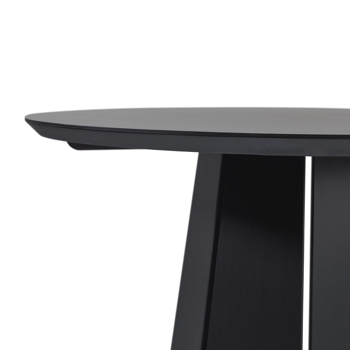 Koa 48" Round Solid Wood Pedestal Dining Table-Dining / Kitchen-Parc Decor