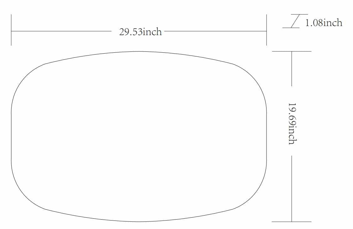 Kopparberg Black Gold Frame Round Mirror-Mirrors-Parc Decor