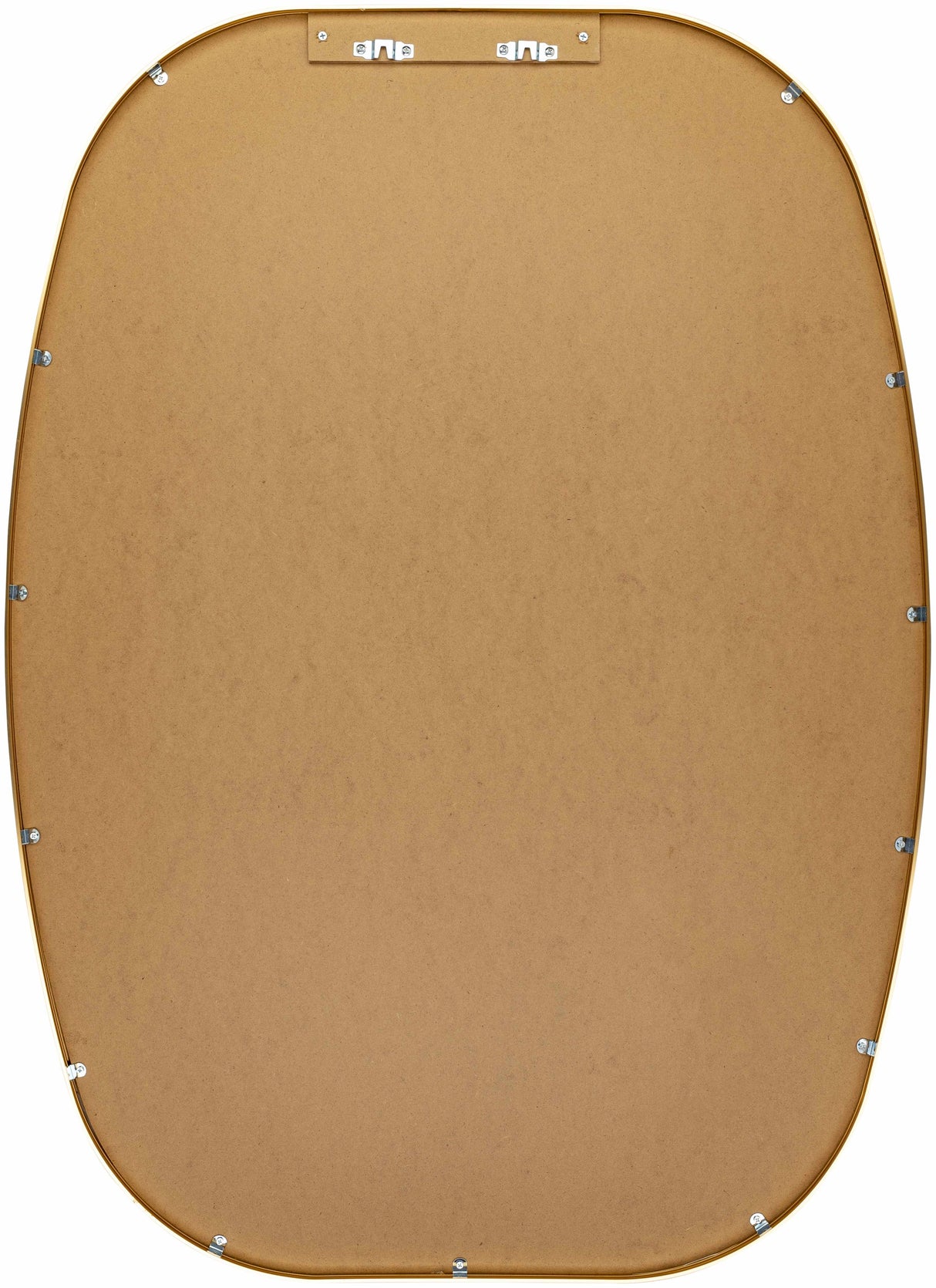 Kopparberg Gold Frame Round Mirror-Mirrors-Parc Decor