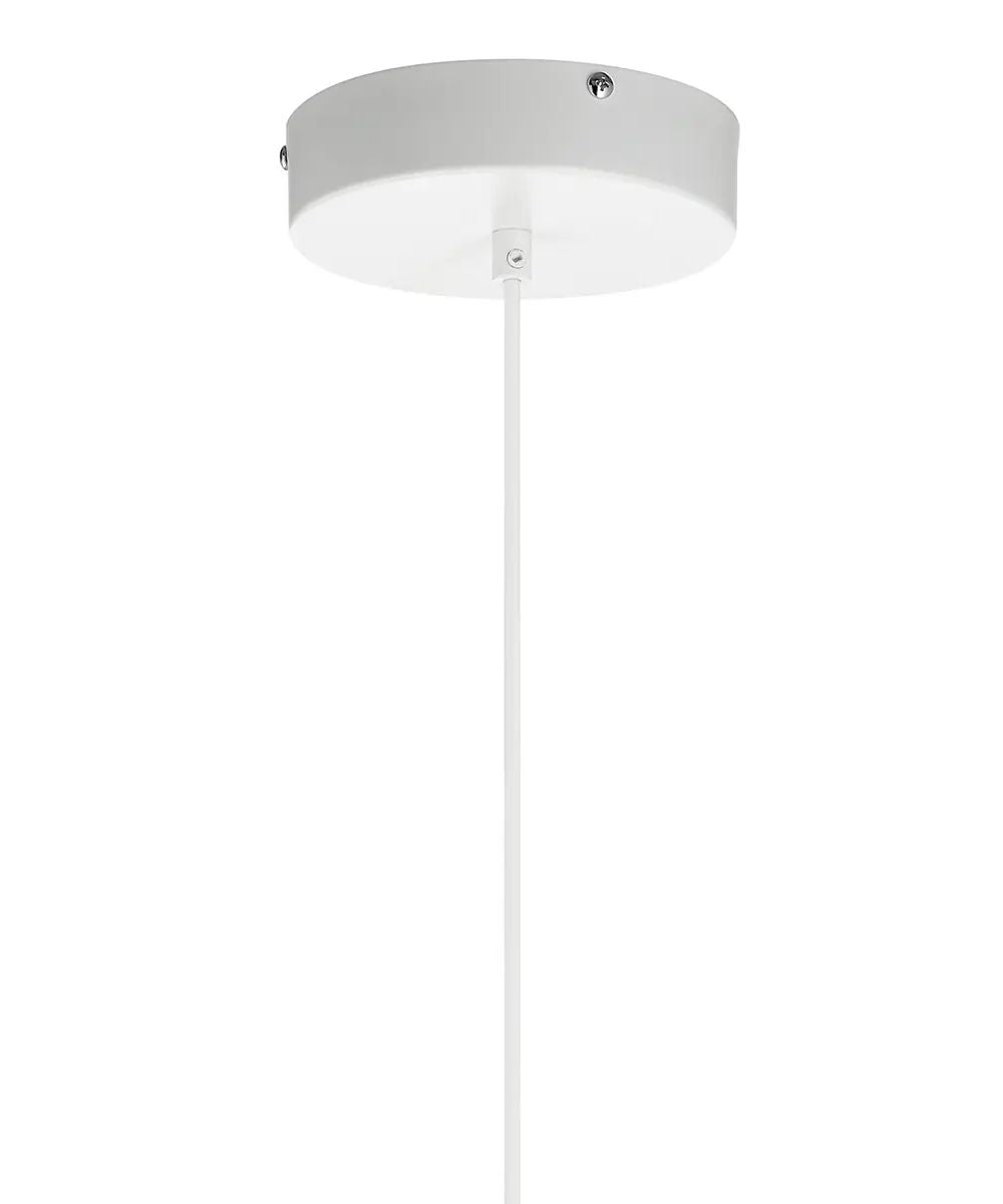 Kordan 8"W 1-Light LED Matte White Metal Hourglass Mini Pendant Light Fixture by Kichler