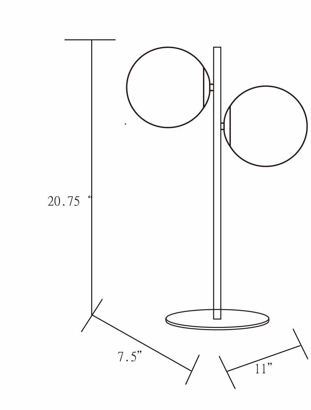 Krugersdorp Table Lamp-Lighting-Parc Decor