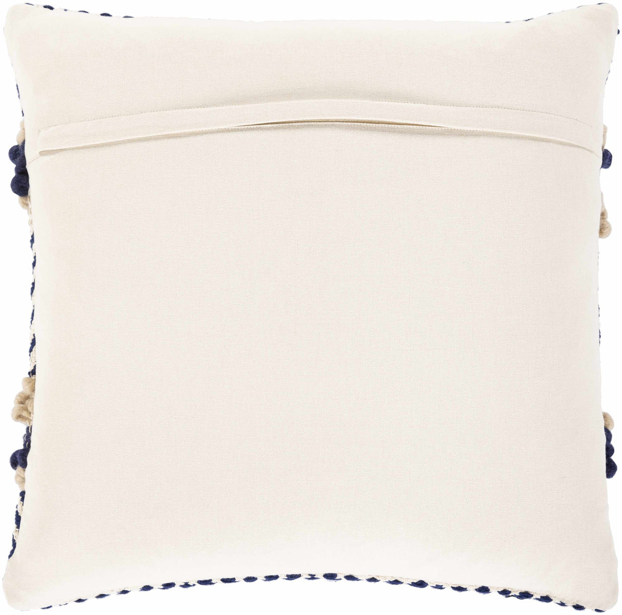 Labrador Navy Diamond Chevron Throw Pillow-Throw Pillows-Parc Decor