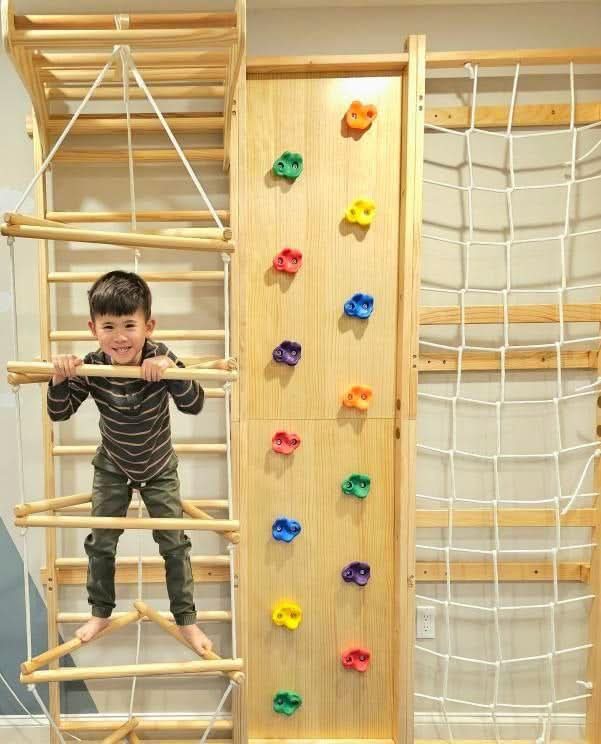 Ladder Attachment for Walnut, Neem & Betula – Wooden Climbing Add-On-Indoor-Parc Decor