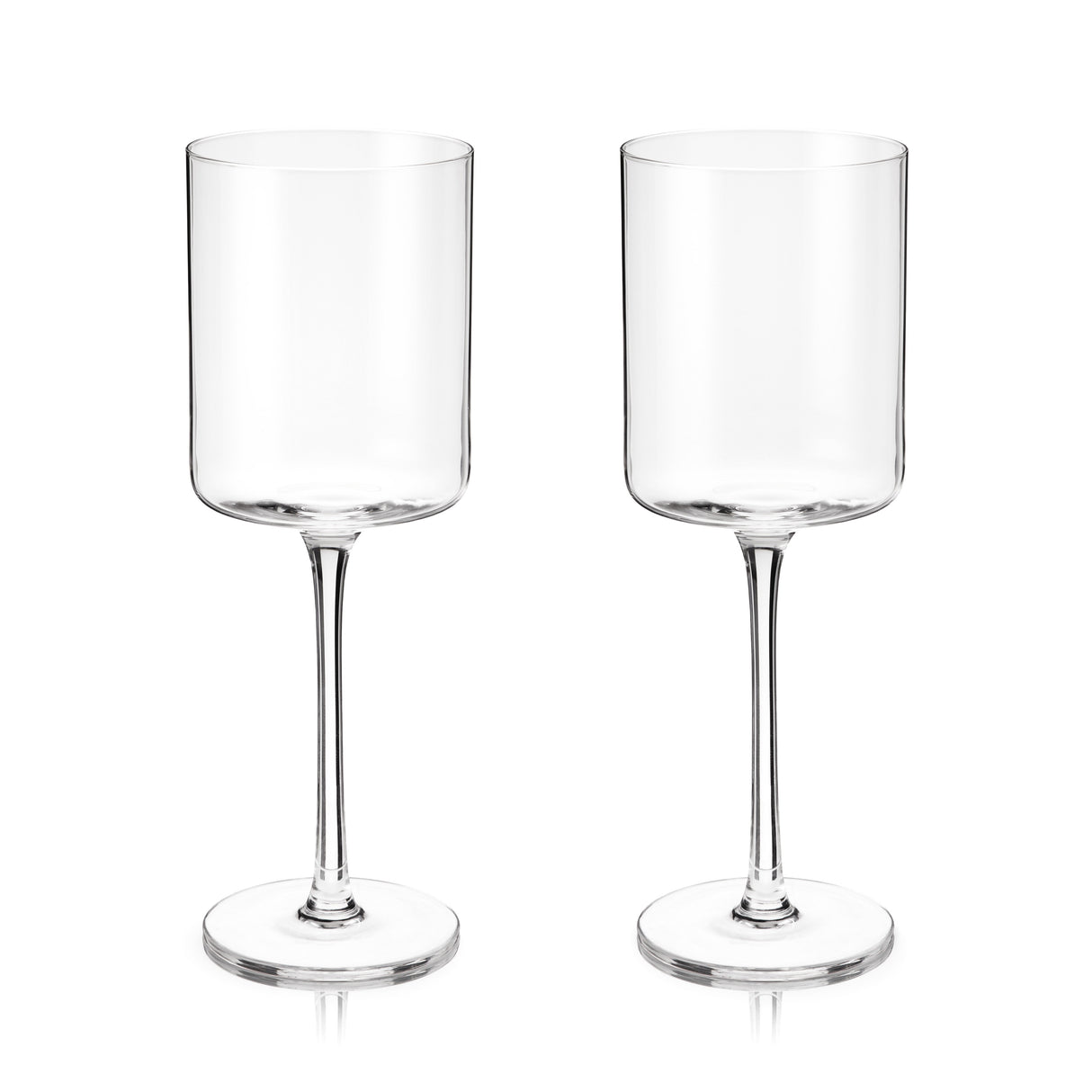 Laurel Crystal White Wine Glasses Set of 2-product_type::stemmed_wine_glasses-Parc Decor