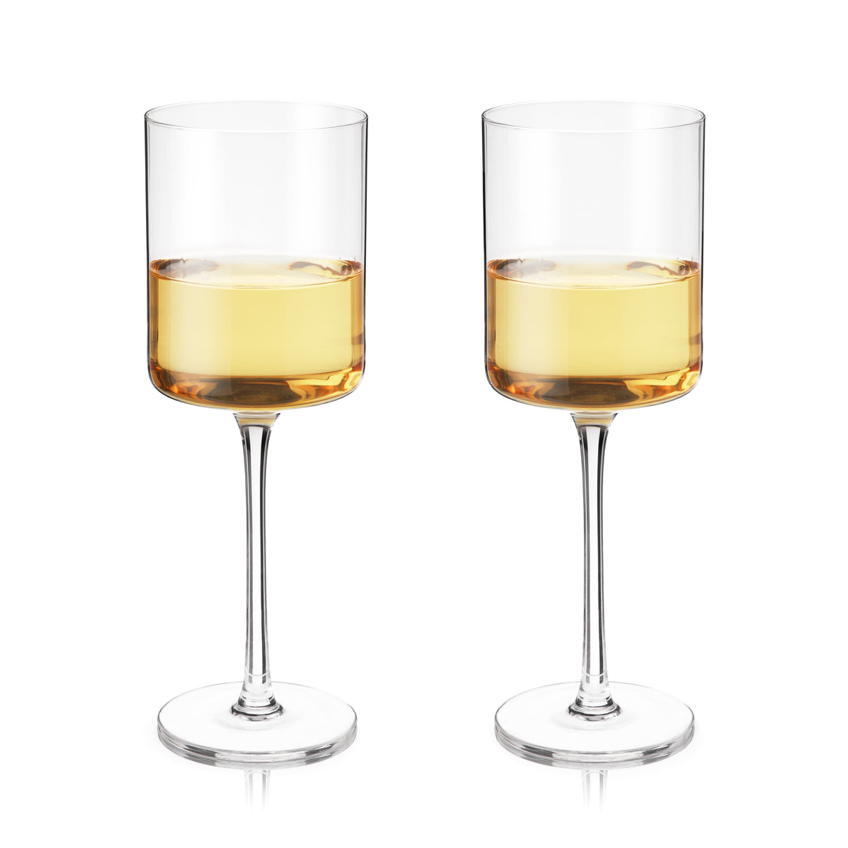 Laurel Crystal White Wine Glasses Set of 2-product_type::stemmed_wine_glasses-Parc Decor