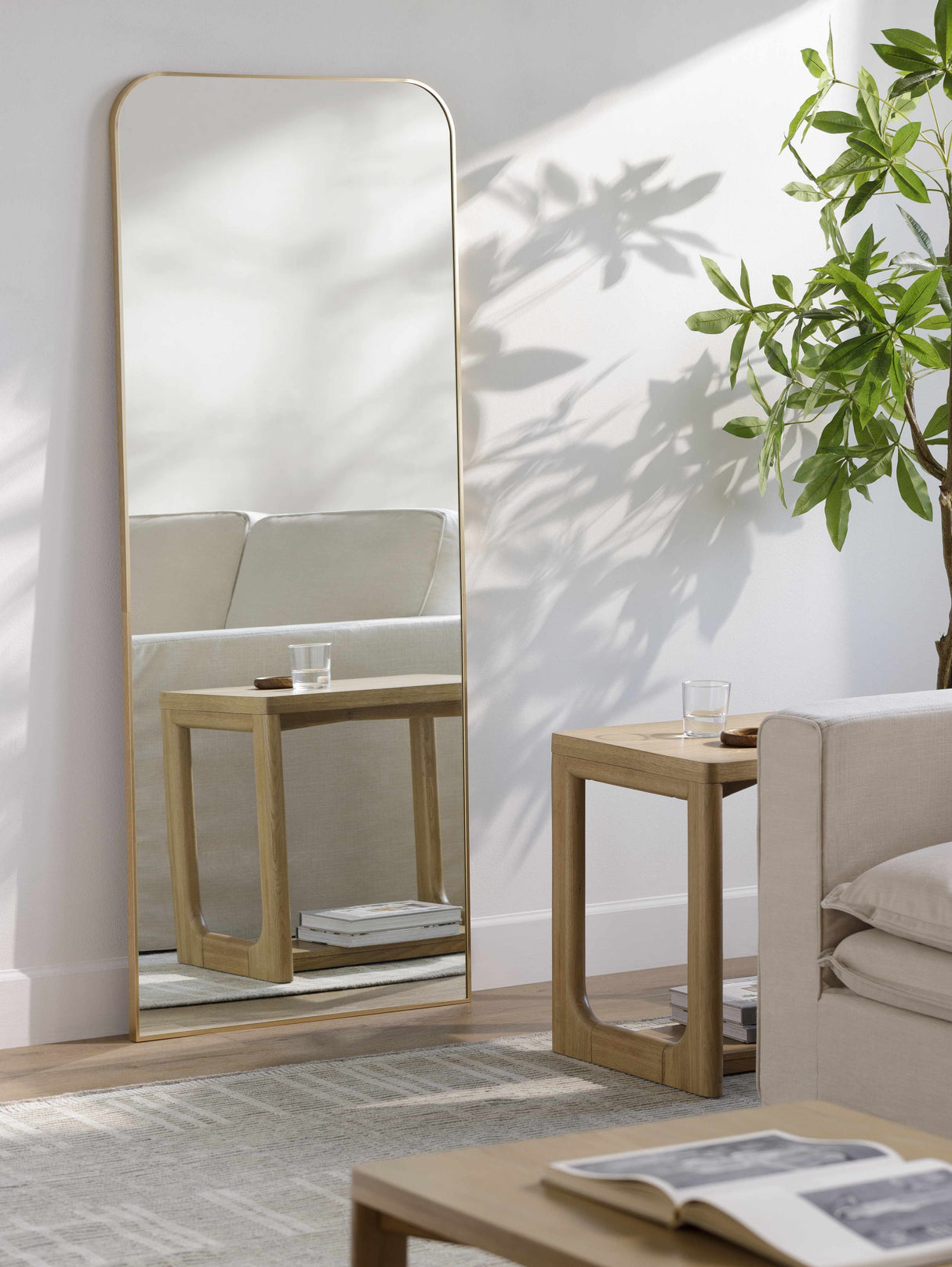 Lavezzola Gold Mirror-Mirrors-Parc Decor