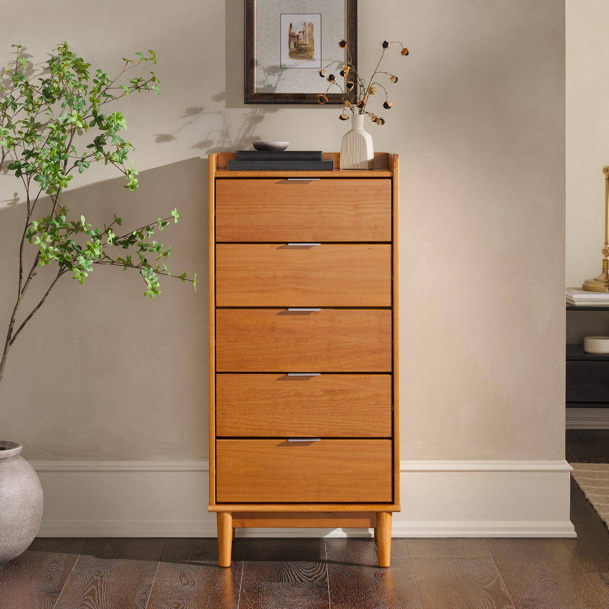 Lee Mid-Century Modern Wood Dresser