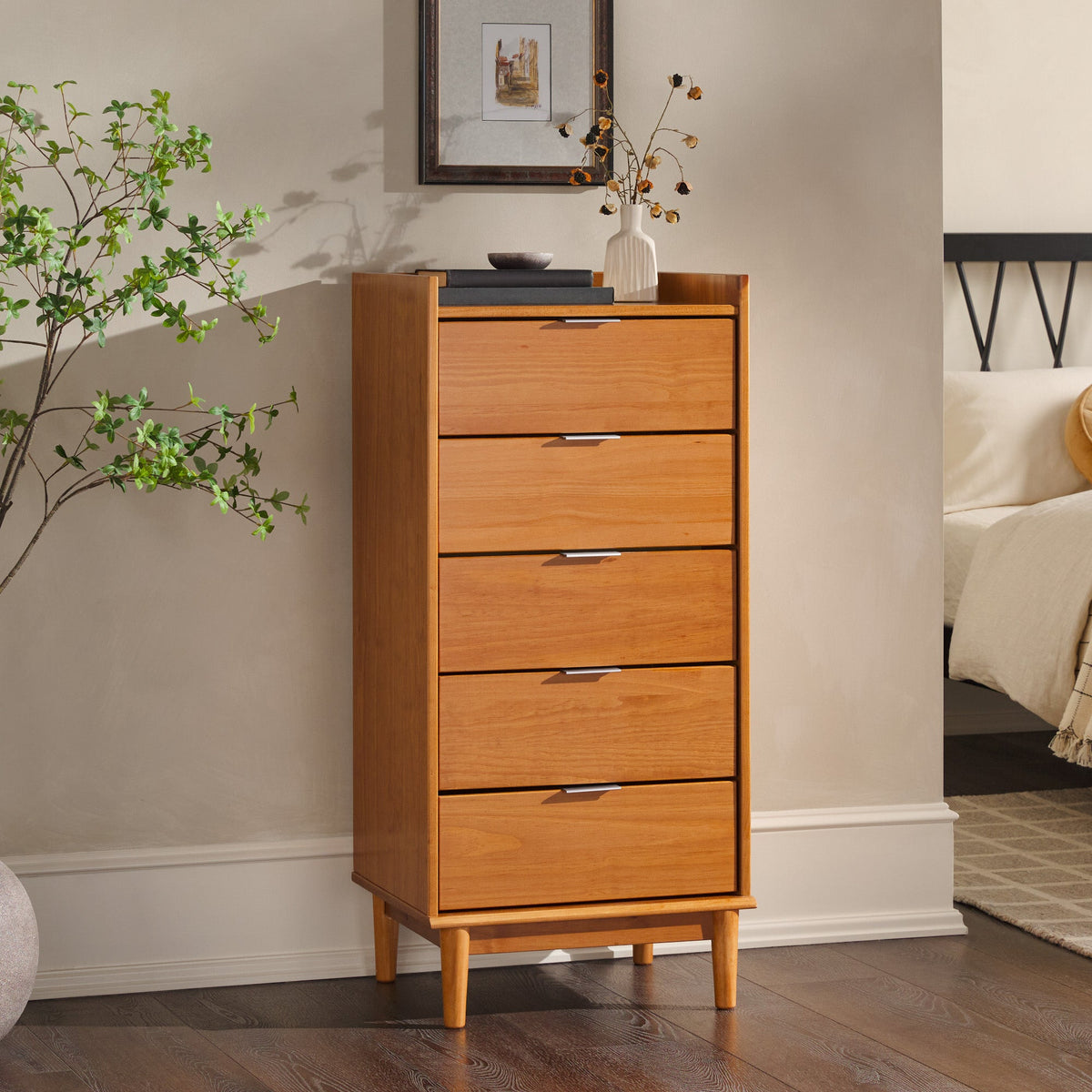 Lee Mid-Century Modern Wood Dresser