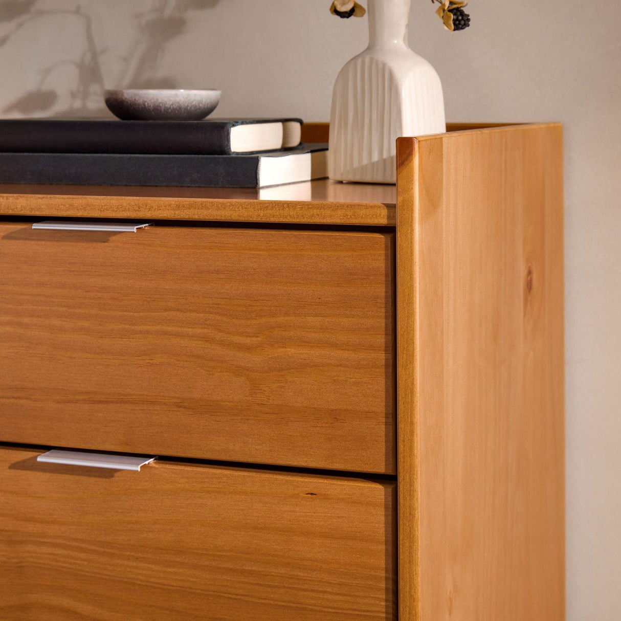 Lee Mid-Century Modern Wood Dresser