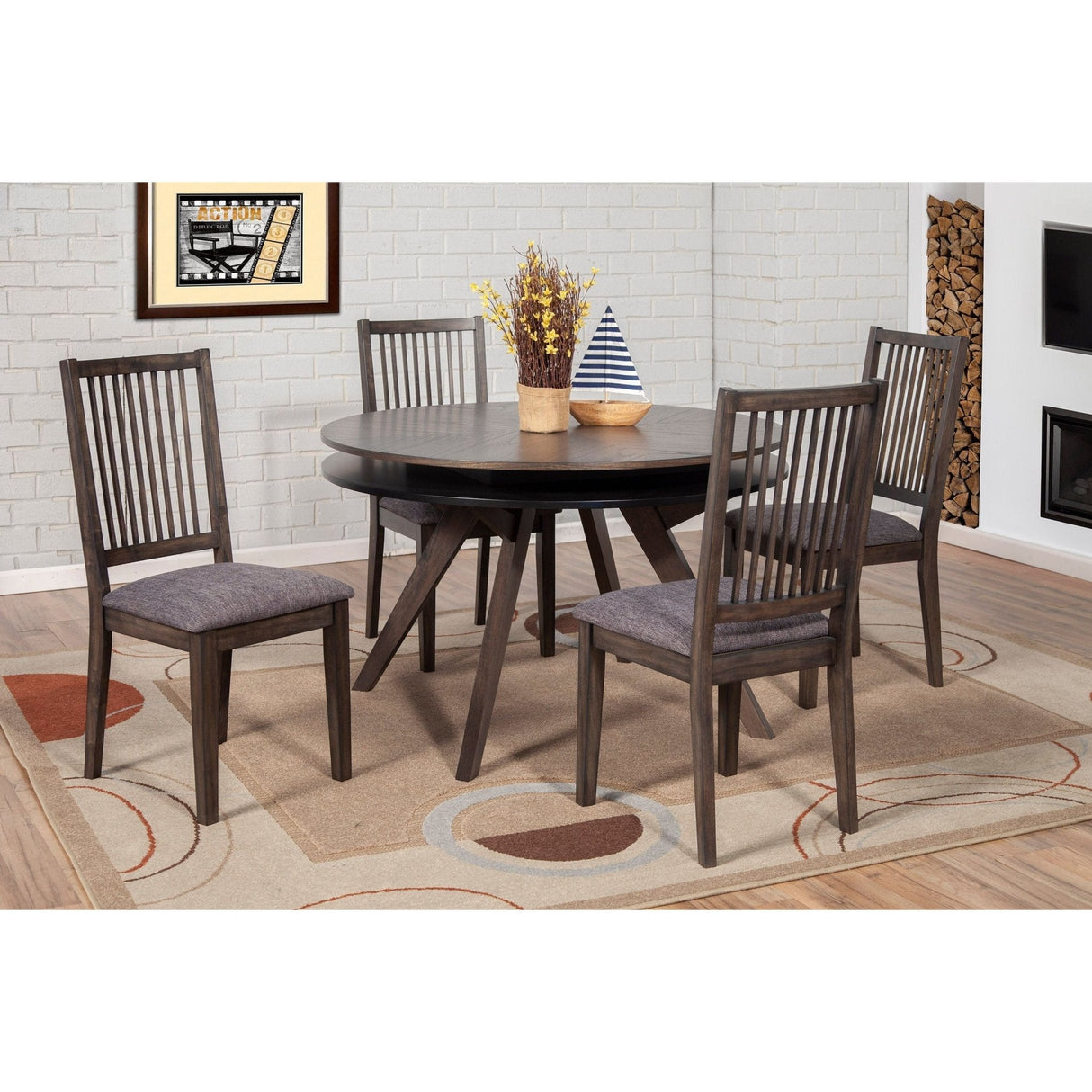 Lennox Round Dining Table-Dining Tables-Parc Decor