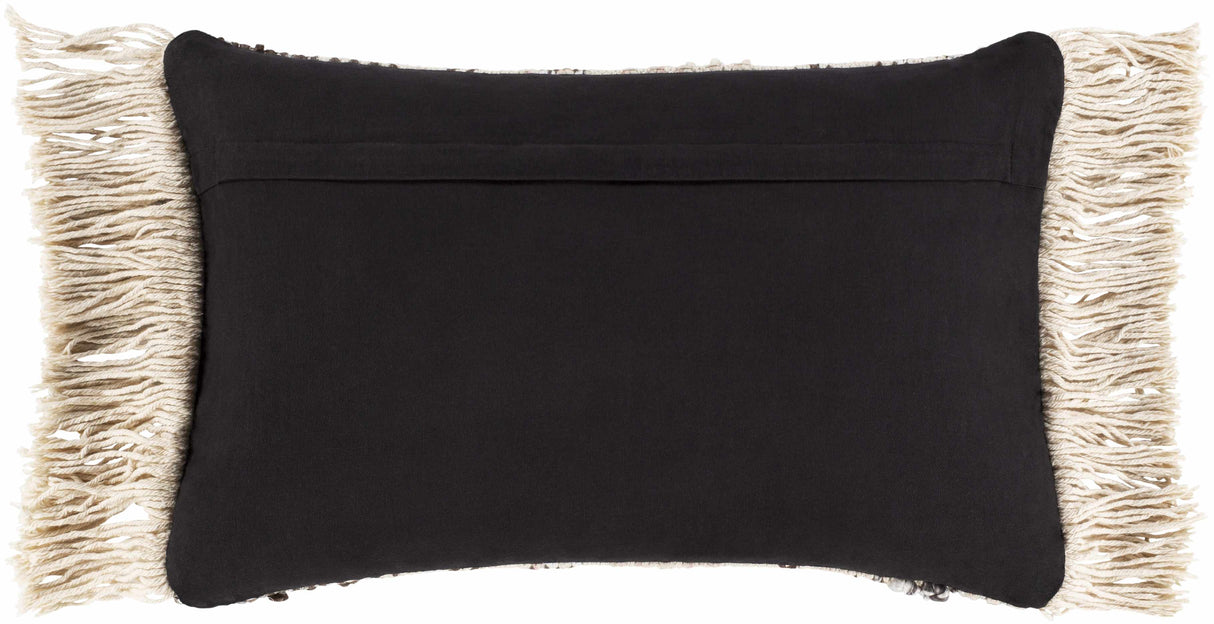 Lenorah Pink&White Textured Throw Pillow - Clearance-Throw Pillows-Parc Decor