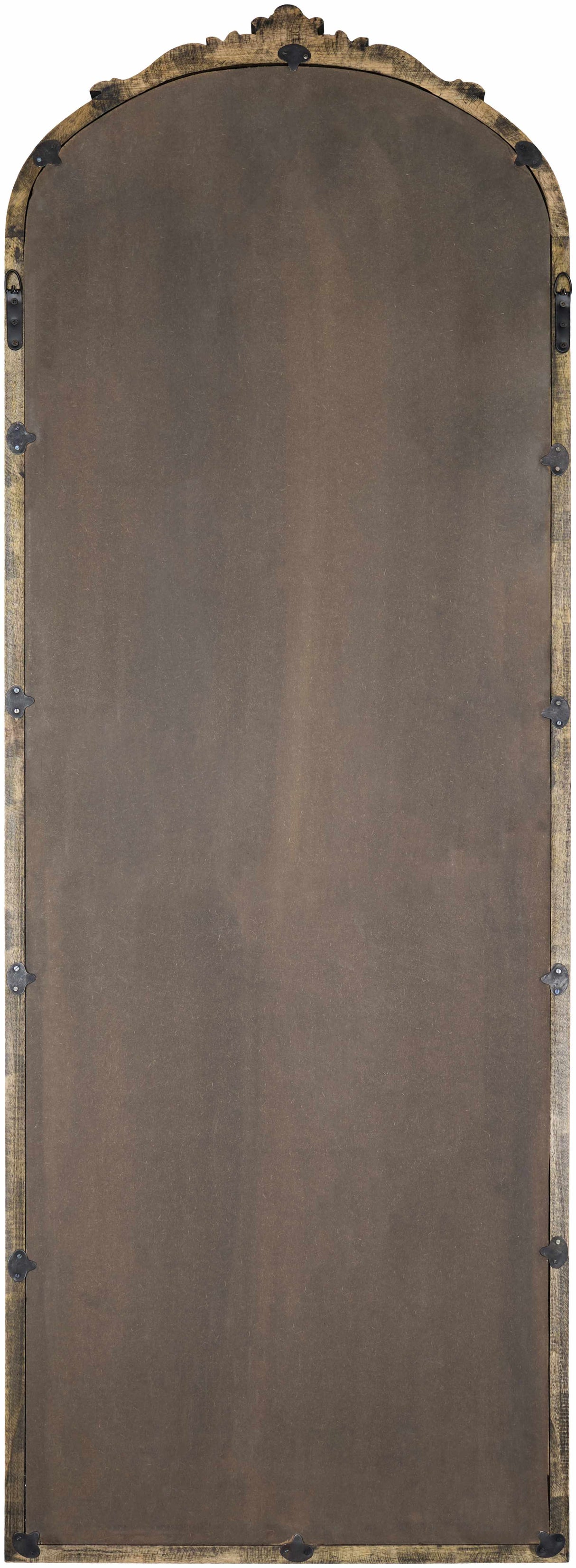 Leutesdorf Dark Red Full Length Mirror-Mirrors-Parc Decor