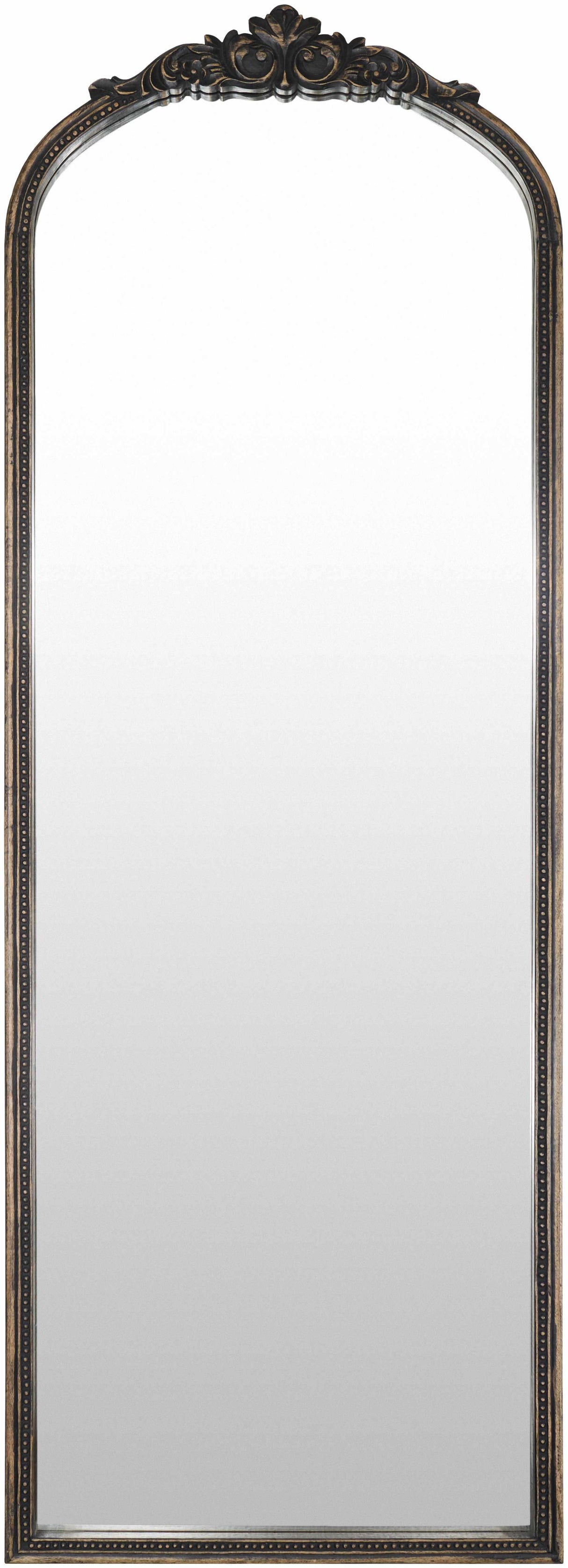 Leutesdorf Dark Red Full Length Mirror-Mirrors-Parc Decor