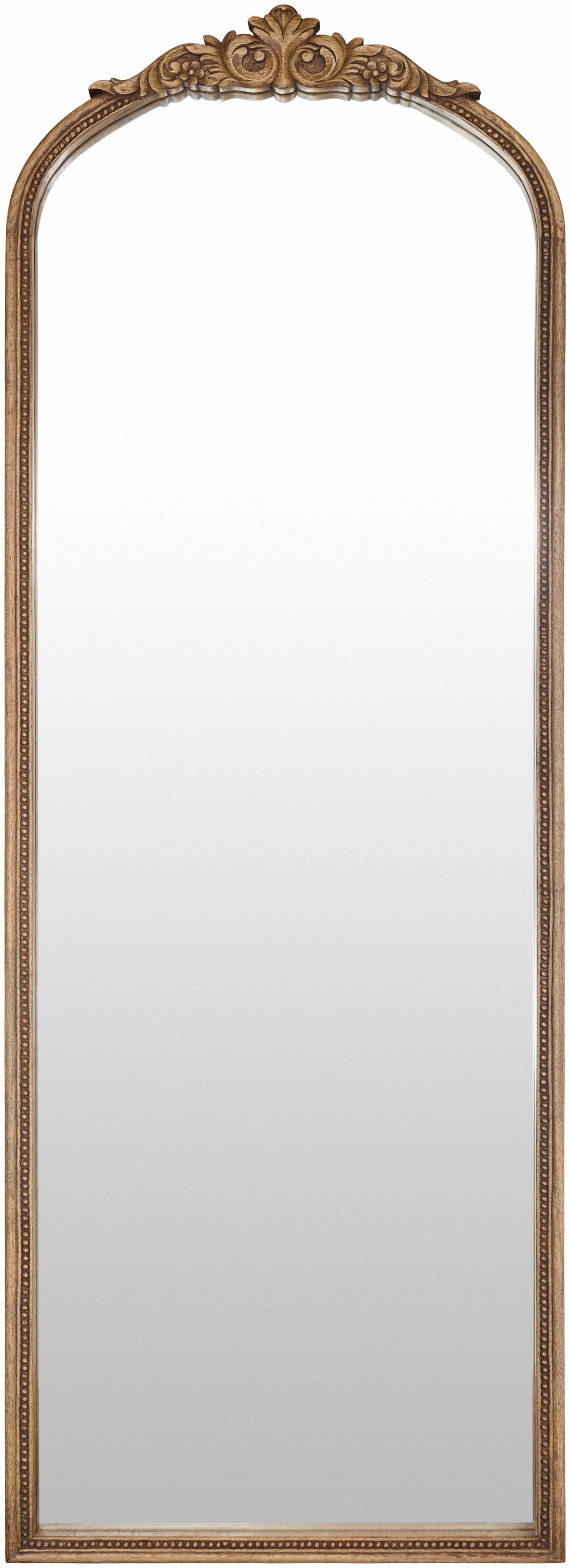 Leutesdorf Tan Full Length Mirror-Mirrors-Parc Decor