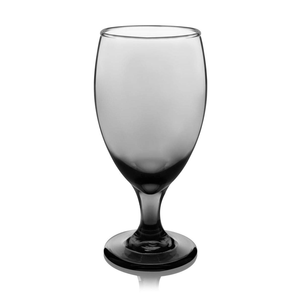 Libbey Classic Smoke Goblet Beverage Glasses, 16.25 ounce, Set of 6-Stemware-Parc Decor