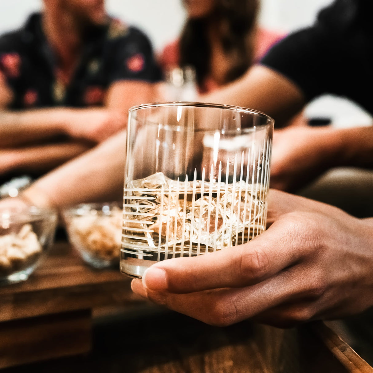 Libbey Cut Cocktails Passage Rocks Glasses, 11 ounce, Set of 4-Cocktails and Spirits-Parc Decor