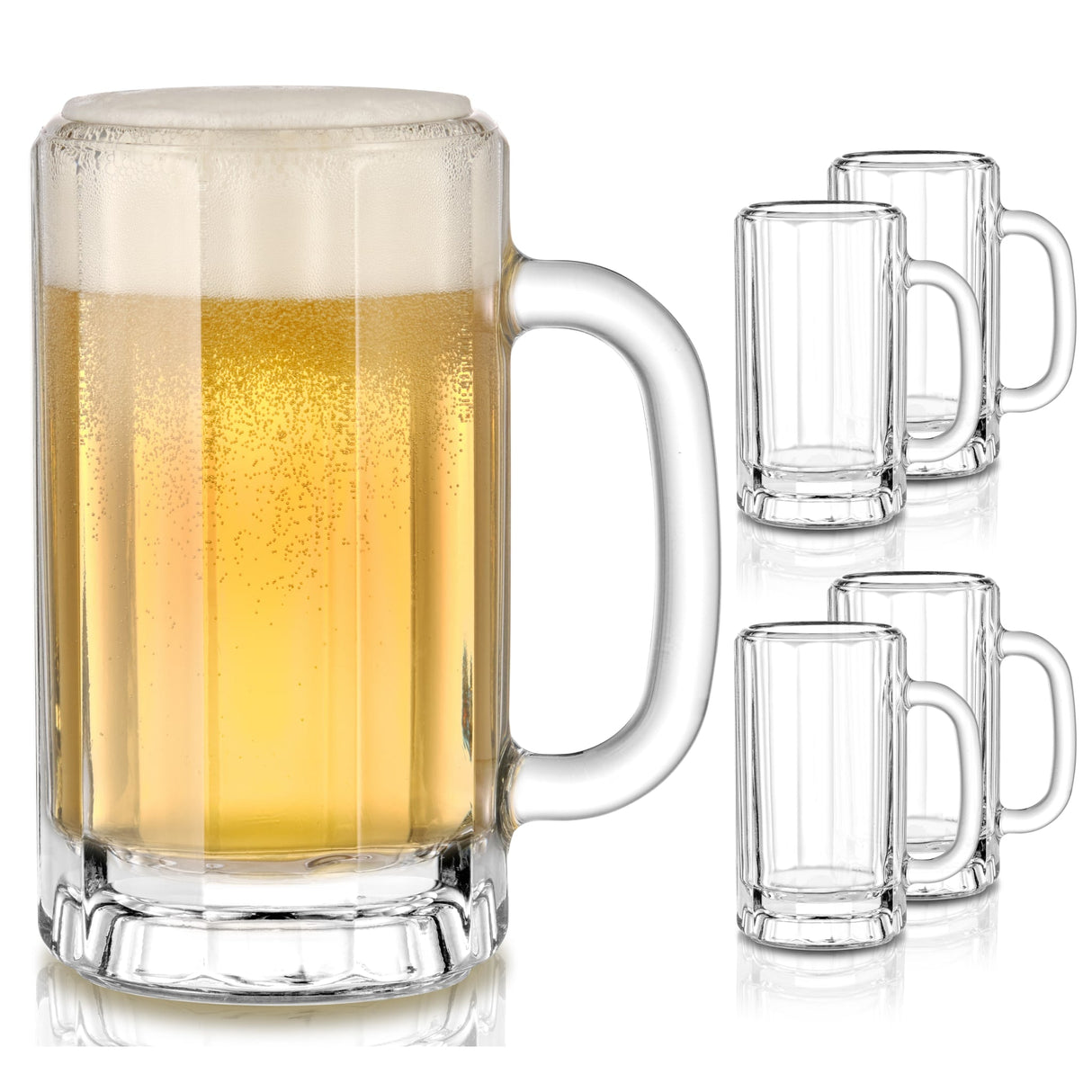 Libbey Heidelberg Glass Beer Mugs, 16 ounce, Set of 4-Beer-Parc Decor